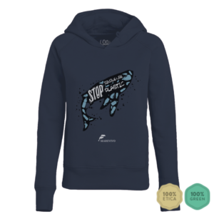 StopSingleUsePlastic - Felpa Marevivo