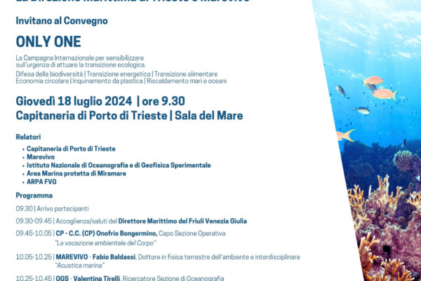 Locandina Digitale Only One 18 Luglio Trieste
